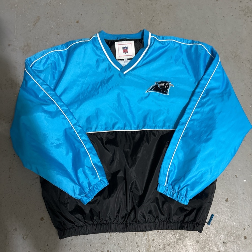 Blue and Black NFL Pullover Jacket